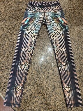 Niyama Sol Multicolor Butterfly Animal Print Leggings